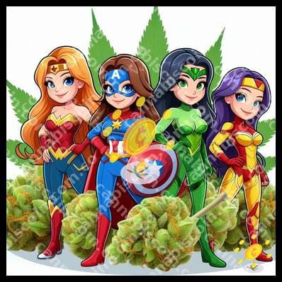 Ganyas at the green heroines' party