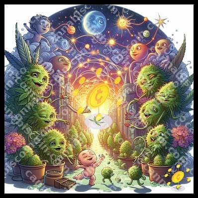 Ganyita in the enchanted artwork