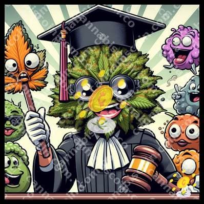 Academic joint and green laughter