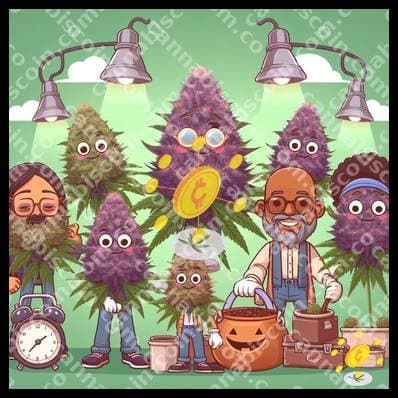 Meeting of marimondas in the garden
