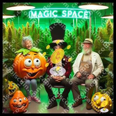 Party of ganyas in the magic space