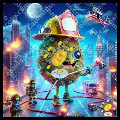 Giant Orbit of Cannabis Firefighter