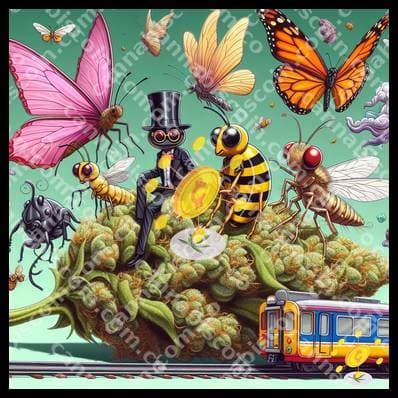 Railroad Orbit of Moño and Insects